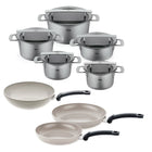 Fissler Phi Collection Topfset, 8-teilig – Muldenlüfter
