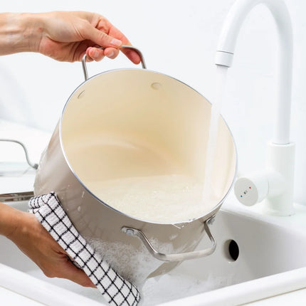 GreenChef Nordics Suppentopf 24 cm Antihaftbeschichtung Creme
