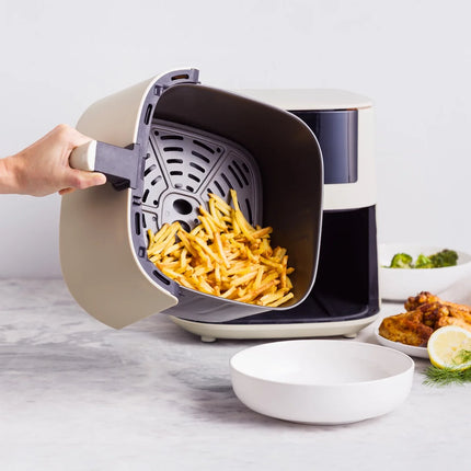 GreenPan Bistro XL Heißluftfritteuse 7,2L - PFAS-frei Creme