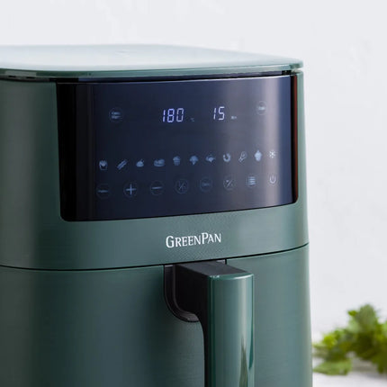 GreenPan Bistro XXL Heißluftfritteuse 7,2L – PFAS-frei Pine Green