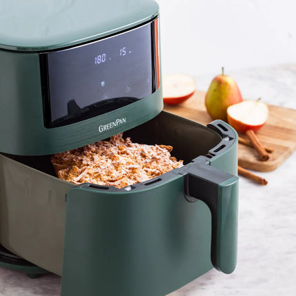 GreenPan Bistro XXL Heißluftfritteuse 7,2L – PFAS-frei Pine Green