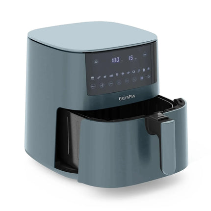 GreenPan Bistro XL Heißluftfritteuse 7,2L - PFAS-frei Smokey Blue