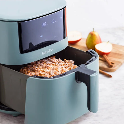 GreenPan Bistro XL Heißluftfritteuse 7,2L - PFAS-frei Smokey Blue