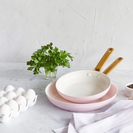 GreenPan Padova Bratpfannenset 2-teilig Blush Pink