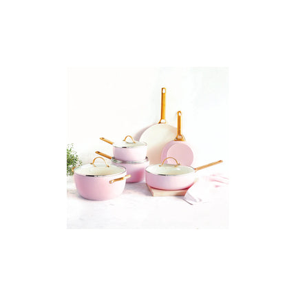 GreenPan Padova Topfset 10-teilig Blush Pink