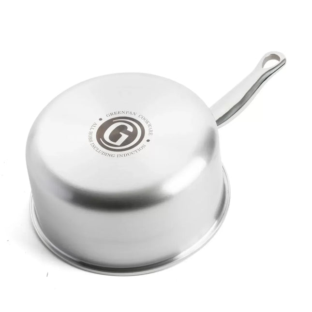 GreenPan Premiere Stielkasserolle 16 cm Edelstahl