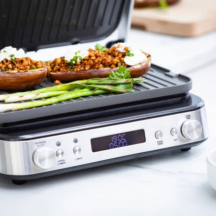 GreenPan Bistro Kontaktgrill - PFAS-frei Grau