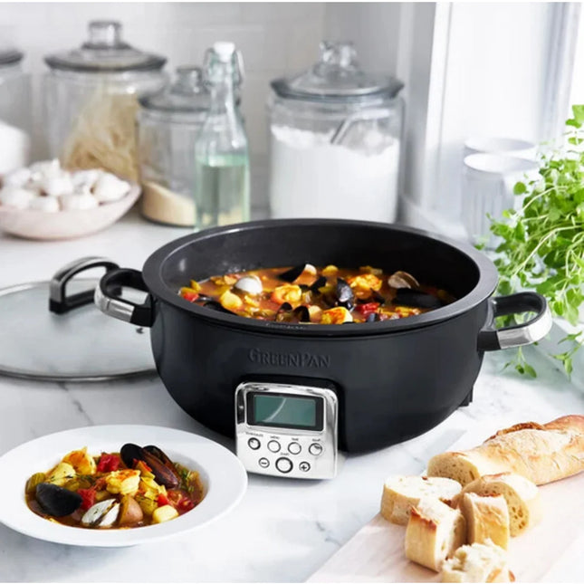Greenpan Electricals Omni Multikocher 5,6 L - Schwarz