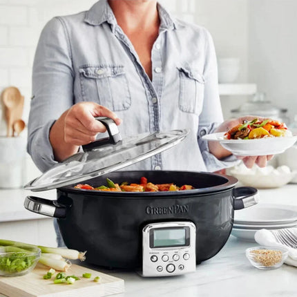Greenpan Electricals Omni Multikocher 5,6 L - Schwarz