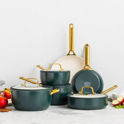 Greenpan Padova Topfset 6-teilig Pine Green