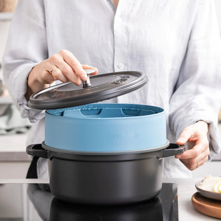 Greenpan Steamy Dämpfeinsatz 24cm - Blau