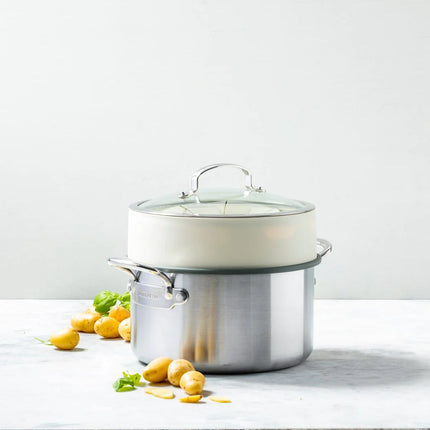 Greenpan Steamy Dämpfeinsatz 24cm - Creme