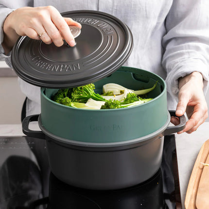Greenpan Steamy Dämpfeinsatz 24cm - Grün