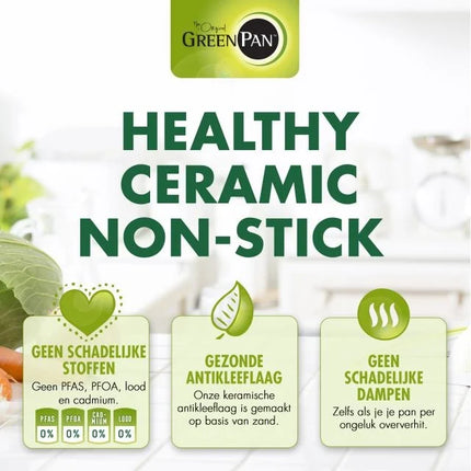 Greenpan Torino Keramik-Wokpfanne - 28 cm