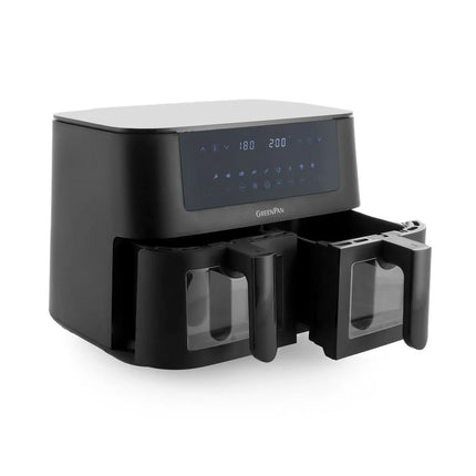 GreenPan Bistro AirFryer DUAL XL + 8-teiliges Backset PFAS-frei