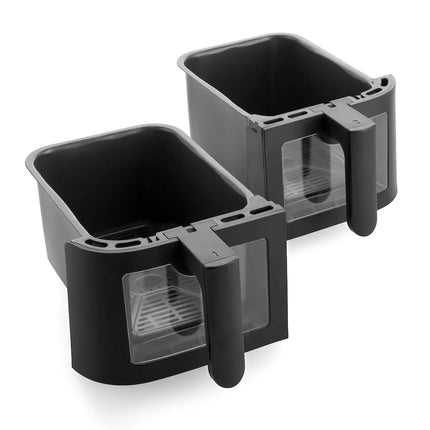 GreenPan Bistro AirFryer DUAL XL + 8-teiliges Backset PFAS-frei