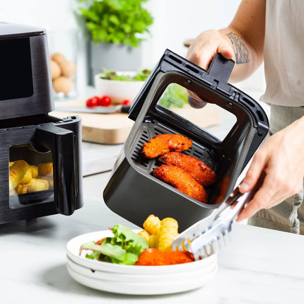 GreenPan Bistro AirFryer DUAL XL + 8-teiliges Backset PFAS-frei