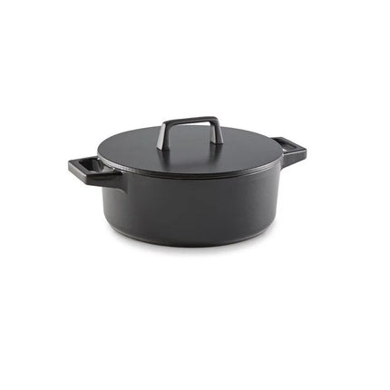 Habonne Baron Schmorpfanne mit Deckel Schwarz