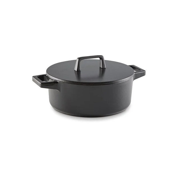 Habonne Baron Schmorpfanne mit Deckel Schwarz