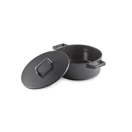 Habonne Baron Schmorpfanne mit Deckel Schwarz