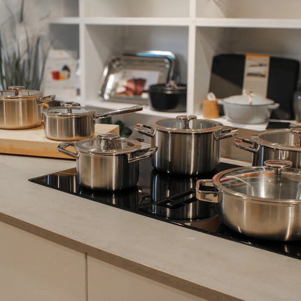 Habonne Allure Topfset Downdraft 4-teilig - 5-ply Edelstahl