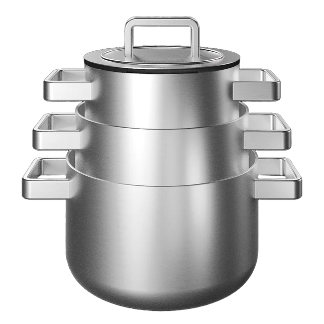 KOQI Downdraft Topfset Uma 3-ply 5-teilig