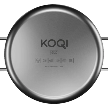 KOQI Downdraft Topfset Uma 3-Ply 4-teilig