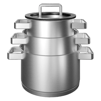 KOQI Downdraft Topfset Polaris 4-teilig