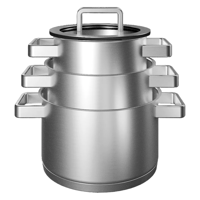 KOQI Downdraft Topfset Polaris 4-teilig