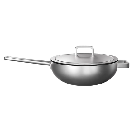 KOQI Uma Wokpfanne 3-lagig 28 cm mit Deckel