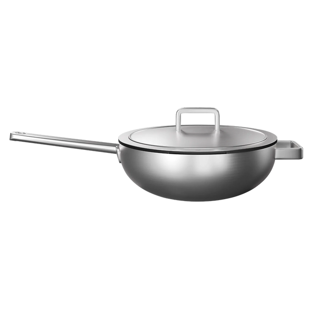 KOQI Uma Wokpfanne 3-lagig 28 cm mit Deckel