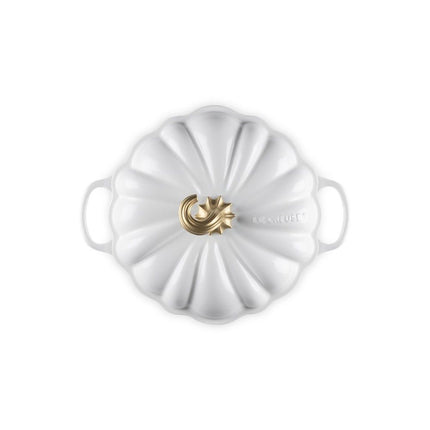 Le Creuset Bräter Kürbis Weiß 24 cm / 3,7 l
