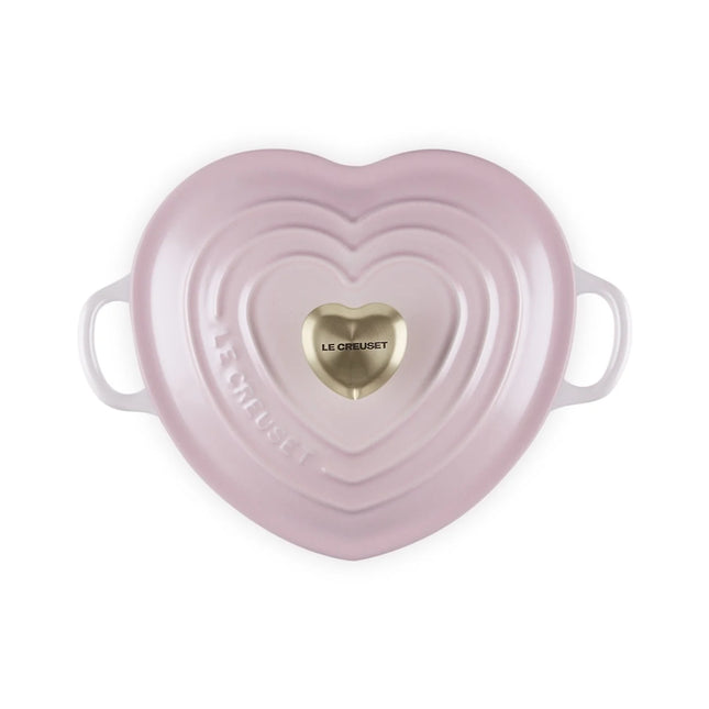 Le Creuset Lage Braadpan Hartvormig 20cm / 1L - Shell Pink