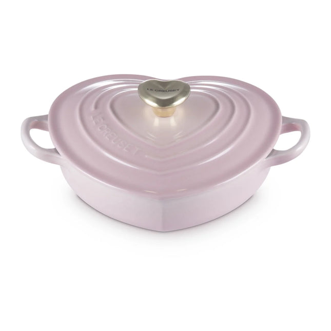 Le Creuset Lage Braadpan Hartvormig 20cm / 1L - Shell Pink