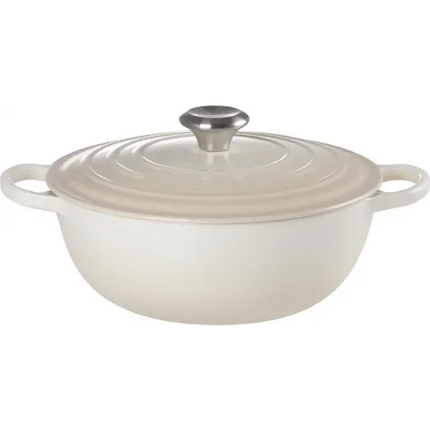 Le Creuset Marmite Bräter Meringue 26 cm