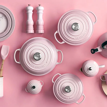 Le Creuset Pfeffer- und Salzmühle klein Shell Pink