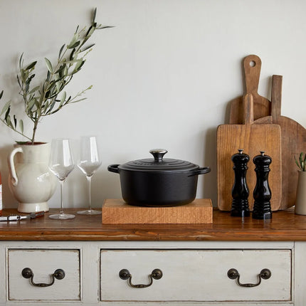 Le Creuset Signature Bratentopf Mattschwarz