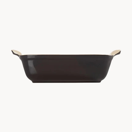 Le Creuset ovenschaal Ebbenzwart voorzicht
