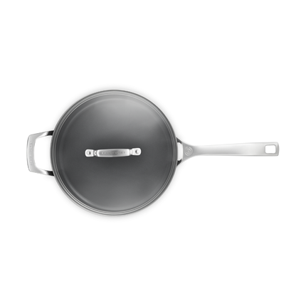 Essential Keramische Hapjespan 26cm - 4L bovenzicht met deksel