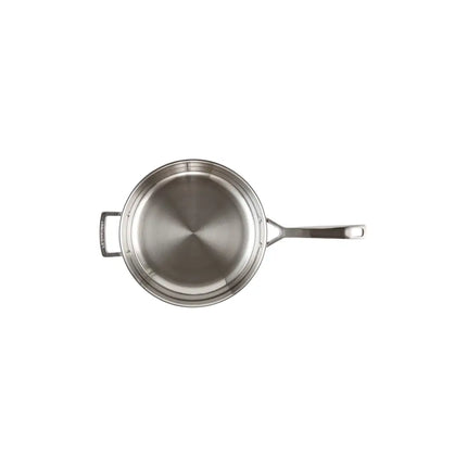 Le Creuset Koekenpan Magnetik - 28cm - Tri-ply RVS boven