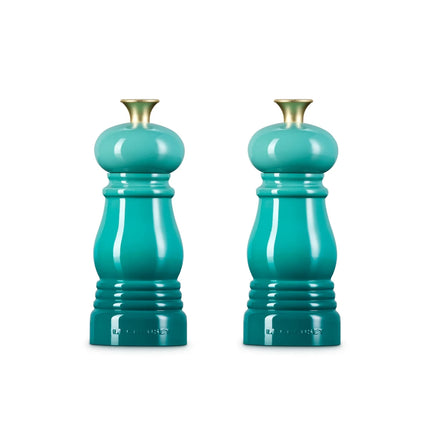 Le Creuset Pfeffer- und Salzmühle klein Bleu Riviera