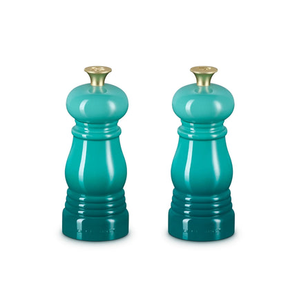 Le Creuset Pfeffer- und Salzmühle klein Bleu Riviera