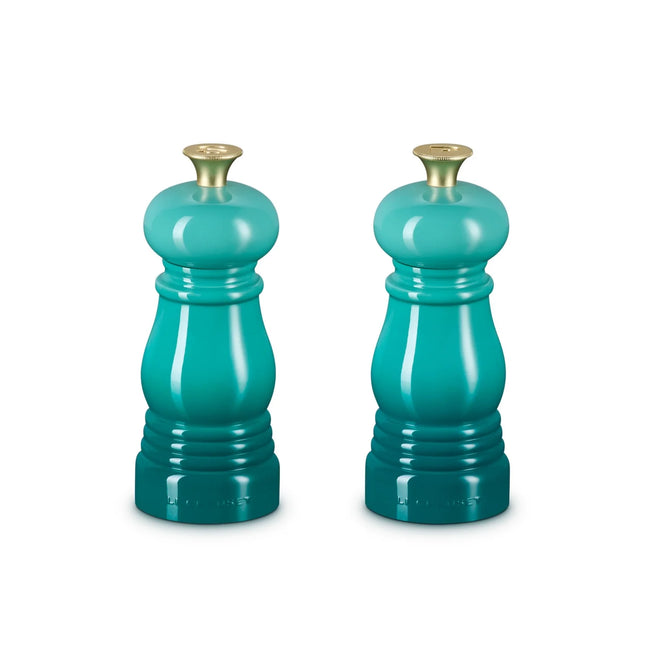 Le Creuset Pfeffer- und Salzmühle klein Bleu Riviera