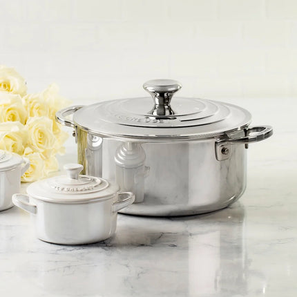 Le Creuset Signature Edelstahl-Topfset 5-teilig