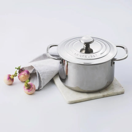 Le Creuset Signature Edelstahl-Topfset 5-teilig