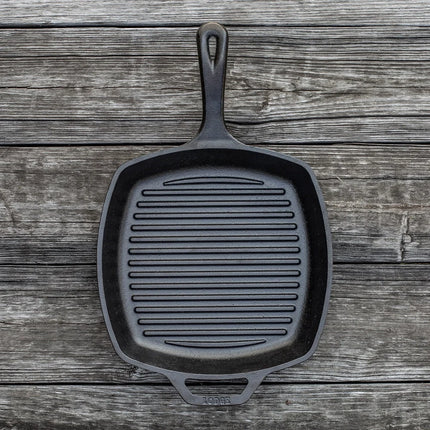Lodge Quadratische gusseiserne Grillpfanne 26x26 cm