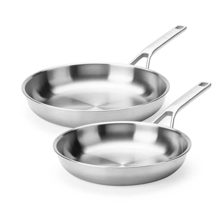 BK Maestro Peter Goossens Triply Edelstahl-Bratpfannen 24 cm + 28 cm