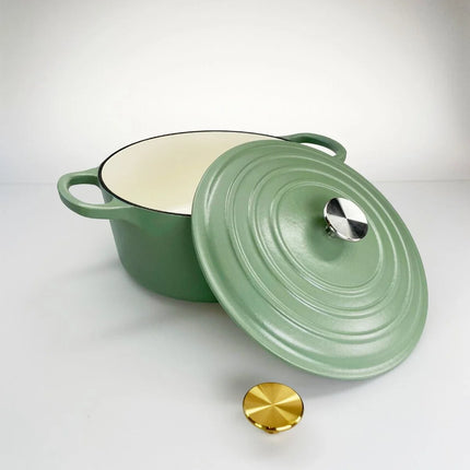 Redelaar Bräter Gusseisen 26cm / 4,5L Mattgrün