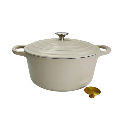 Redelaar Braadpan Gietijzer 26cm / 4.5L Mat light-sandy Beach