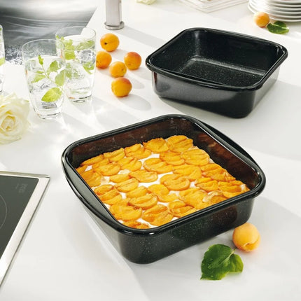 Riess Braadslede Mini Vierkant 22 x 22 cm - Zwart sfeer